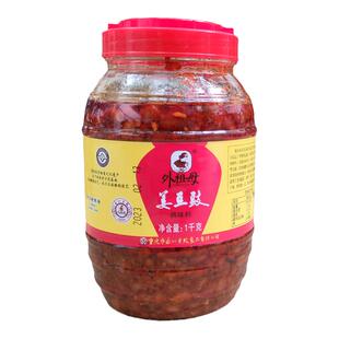 外祖母传统油泡姜豆豉1000g/瓶重庆永川特色姜汁水豆豉佐餐食品