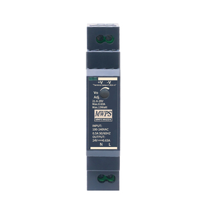 MWPS/HDR-15-24小体积15W轨道式开关电源24V0.63A导轨12V开关电源