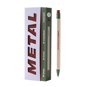 礼盒装never六角杆金属按动中性笔2025年新款速干重感黑色签字笔高级感教师节笔礼物商务送礼男生女生