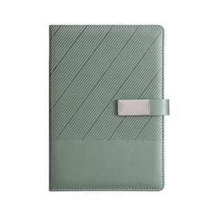 A5笔记本定制可印logo印字搭扣2025年新款免费刻字记事本皮面B5商务办公会议记录本企业公司封面内页订制礼盒