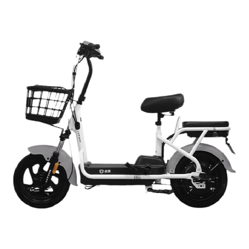 綠源電動(dòng)車FBY鉛酸電池48V12A超長(zhǎng)續(xù)航電車通勤成人自行車電瓶車