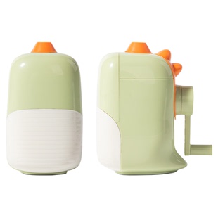 得力VB107小恐龙手摇削笔机削笔器卷笔刀学生转笔刀学生削铅笔削铅刀削铅笔器小学生儿童自动进铅