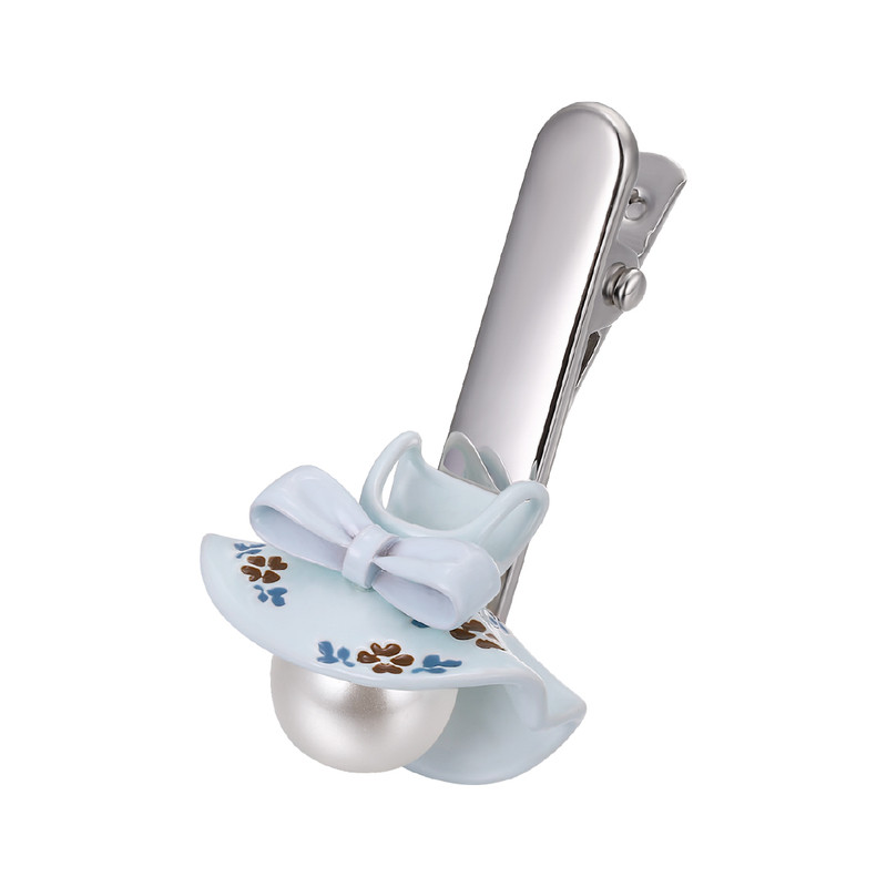 TOGGLER mini系列 迷你手工碎花连衣裙珍珠碎发边夹发夹秋冬礼物