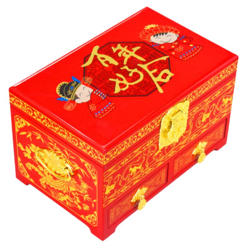 陪嫁三金提亲彩礼订婚礼金回礼盒
