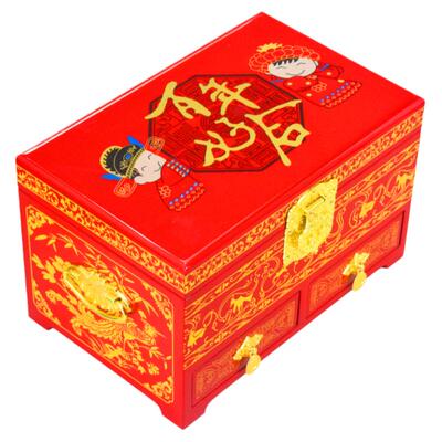 陪嫁三金提亲彩礼订婚礼金回礼盒
