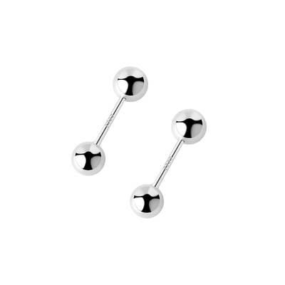 纯银双头睡觉免摘耳棒