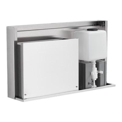 镜柜后抽纸盒隐藏式感应皂液器