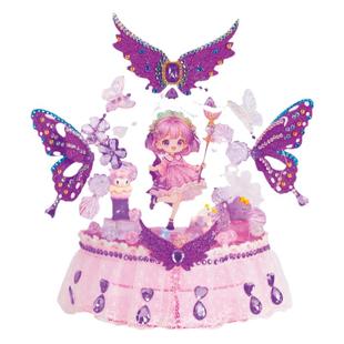 儿童女孩手工diy粘贴制作公主首饰盒材料包小夜灯收纳宝盒送宝石