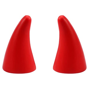 汽车装饰车外装饰品可爱卡通车顶改装牛角恶魔角装饰贴车顶小树苗