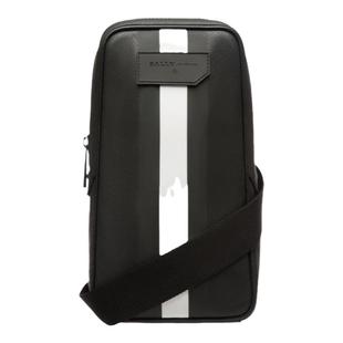 Bally/巴利男胸包时尚条纹街头方便百搭涂层帆布TANIS正品6224082