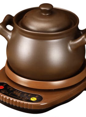 老郎中智能显示屏紫砂煲定时预约