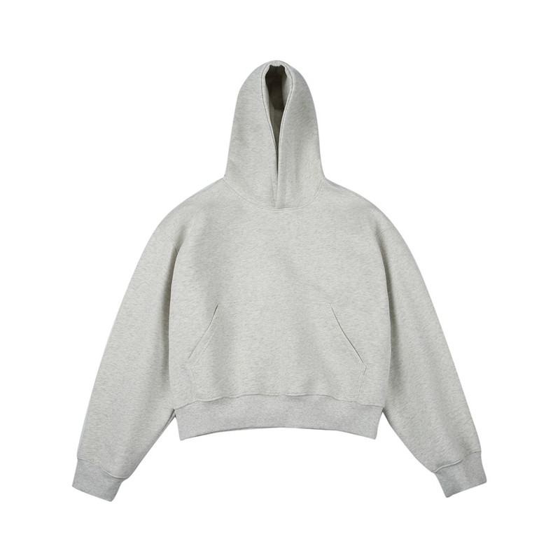 customizable hoodie可定制clean fit重磅短款廓形BOXY连帽卫衣
