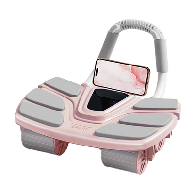 2025女士专属新款粉色四轮健腹轮