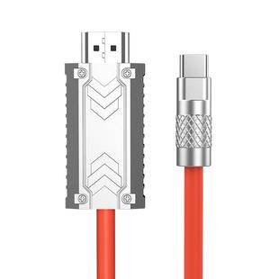 typec转hdmi手机电脑4K锌合金电视机同屏转换连接线显示器投影高清typc数据安卓投屏线ipad平板macbook笔记本