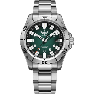 防水运动瑞士芯夜光水鬼石英表送礼物正品牌潜水男士手表男V1036