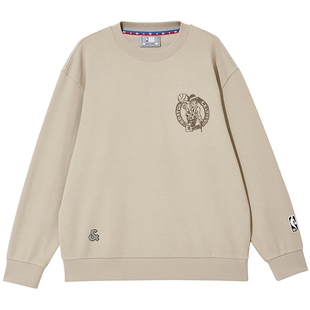 杰克琼斯NBA联名凯尔特人队25年新款秋季百搭时尚圆领卫衣男装士