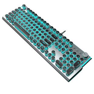 前行者游戏真机械键盘鼠标有线套装复古青轴朋克电竞专用电脑无线