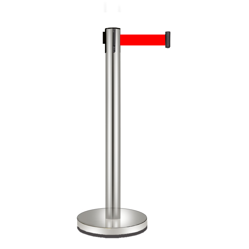 安全隔离带伸缩带排队围栏栏杆不锈钢银行一米线护栏杆警戒警示柱