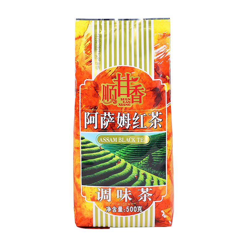 广村阿萨姆红茶500g小包袋装红茶包奶茶店专用原材料红茶汤底包邮