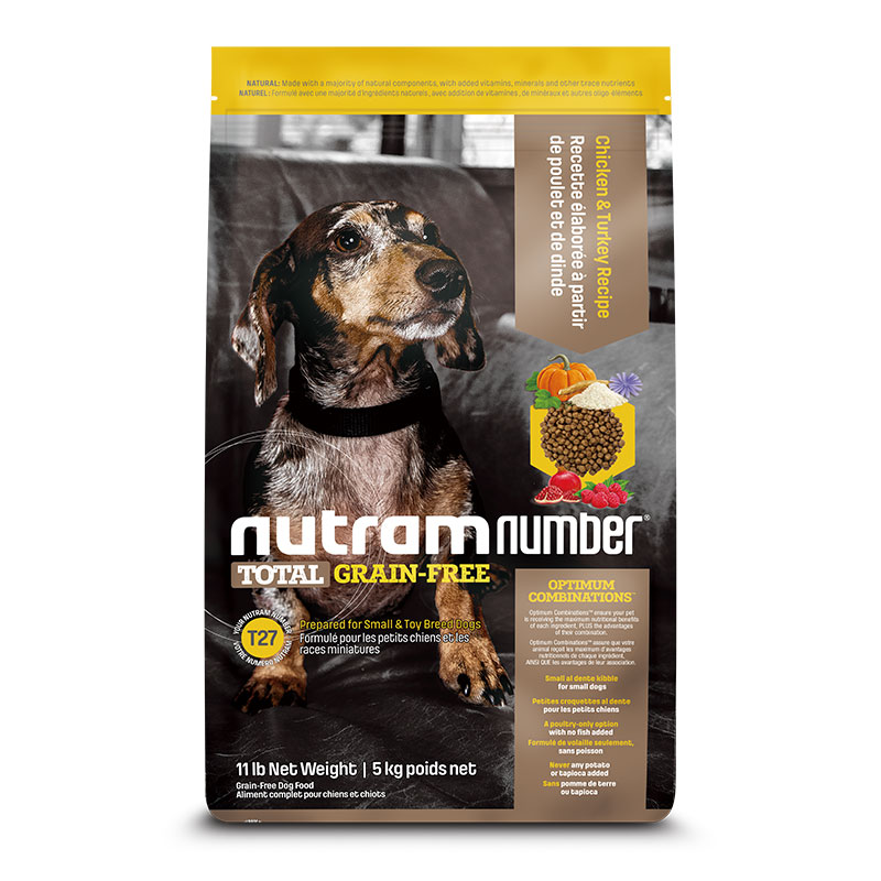 【顺丰速达】纽顿T27美版鸡肉味鲜肉进口小型犬狗粮5kg官方旗舰店