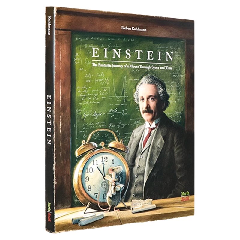 英文原版绘本 遇见爱因斯坦 老鼠的时空之旅 Einstein Journey of a Mouse 一只富有创造力的老鼠大奶酪全彩精装 传奇小鼠冒险系列