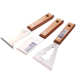 铲刀清洁不锈钢水泥铲锵福冈工具厨房铲子家用装修油灰刀日本美缝