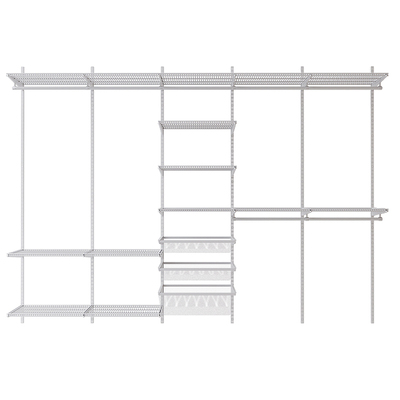 三个房间高品质金属衣柜衣帽间