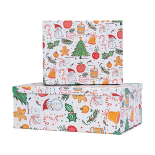 树梢礼物匣新款圣诞节礼物盒空盒高级感生日伴手礼盒包装鞋盒大号