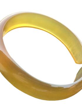 天然血丝羊角贵妃镯子女士