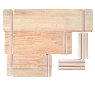 实木洞洞板配件定制通用木棍收纳置物架子隔板小花木质圆孔火柴