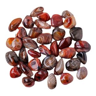 天然水晶缠丝玛瑙滚石大颗粒雨花石把玩水晶原石矿标鱼缸装饰石