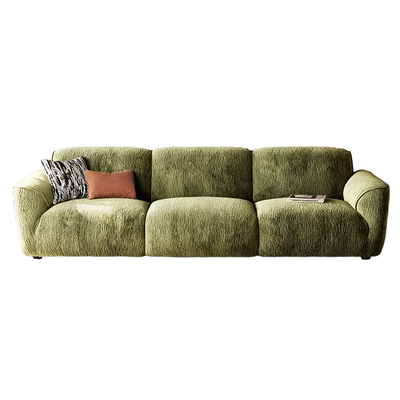格兰德沙发可全拆洗雪尼尔绒绿色