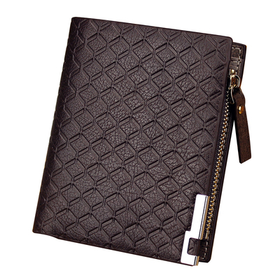 男士钱包带拉链横款竖款