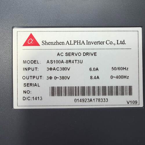 议价阿尔法AC伺服驱动器，AS100A-8R4T3U，三适用