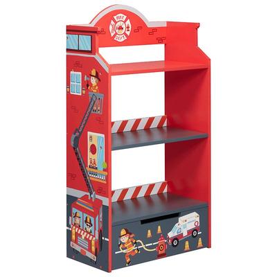 木制儿童书架玩具收纳柜