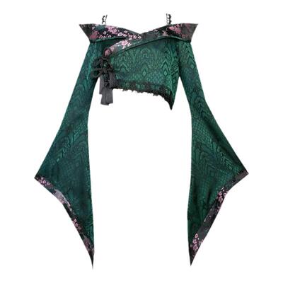 血液供给原创一字肩上衣开衫外搭