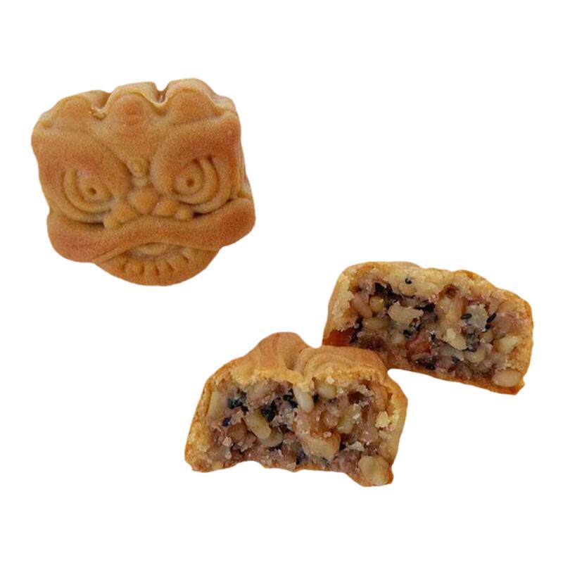手工素食月饼松子老式五仁