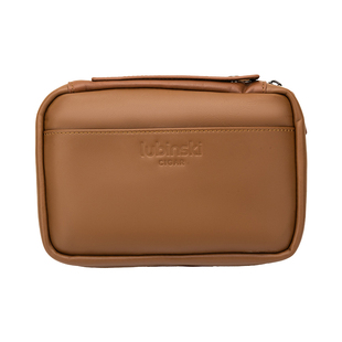 Lubinski鲁宾斯基雪茄包便携保湿盒雪松木真皮5支装带雪茄剪火机