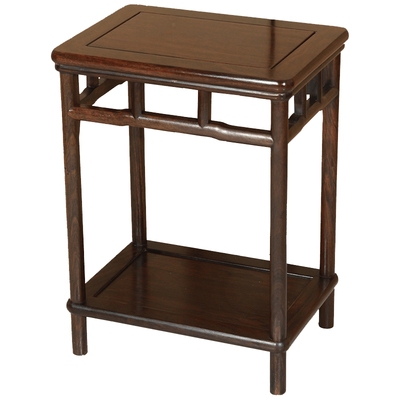 花架博瑶中式红木黑檀奇石