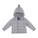 RC童装RyleeCru男女童格纹精灵帽毛衣针织外套春秋款上装新年红