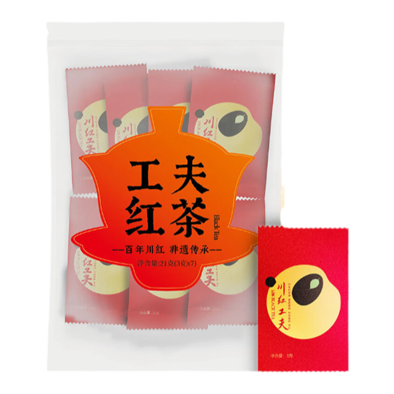 川红茶叶特级非遗工夫红茶金奖85浓香型茶叶口粮茶自己喝125g
