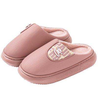 大嘴猴冬季休闲男女寝室棉拖鞋