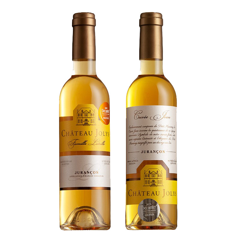 法国朱朗松乔利古堡晚收甜白葡萄酒 南法风情甜蜜晚安酒375ml