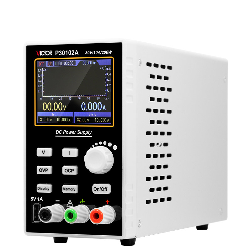 胜利可调直流稳压电源30V60V5A10大功率数显编程电镀充电手机维修