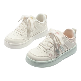 蓓尔厚底小白鞋女运动2025秋季新款chic小众韩版低帮学生百搭板鞋