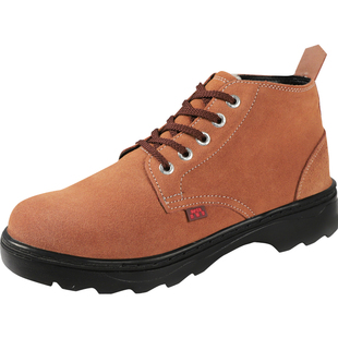 盾王冬季劳保鞋男女加棉加厚电焊工作鞋防砸防刺反毛牛皮防寒棉鞋