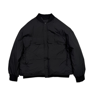 棒球领羽绒服男士外套2025新款冬季短款飞行服夹克设计感冬装上衣