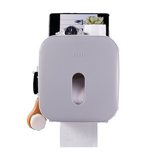 卫生间纸巾盒防水免打孔厕所卫生纸抽纸盒壁挂式浴室厕纸置物架