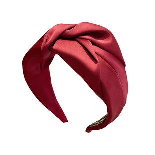 红色发箍女款高颅顶2025新款秋冬发带洗脸头箍宽边压发卡发捆头饰