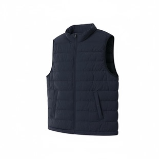 NAUTICA/诺帝卡男装冬季防泼水90绒休闲立领羽绒马甲JO4312